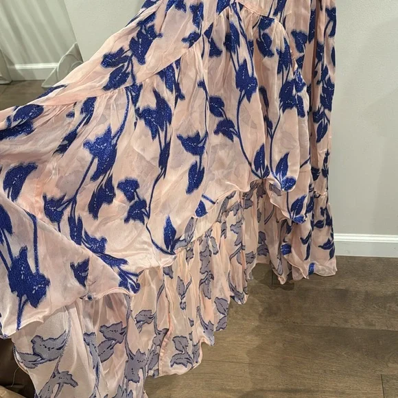 Not So Serious by Pallavi Mohan Ruffled High-Low Dress large petite - Picture 8 of 9